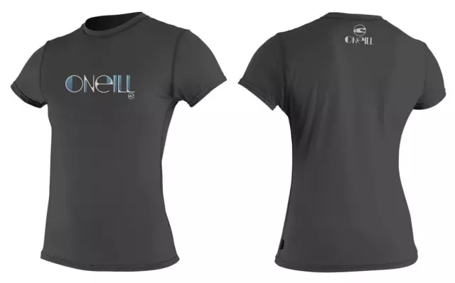 O'Neill Damen Rash Tee Skins S/S Sonnenschutz Lycrashirt Black