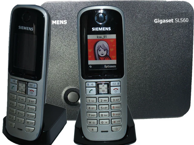 SIEMENS GIGASET S1 Colour, DECT-Telefone Mit Ladeschale (2