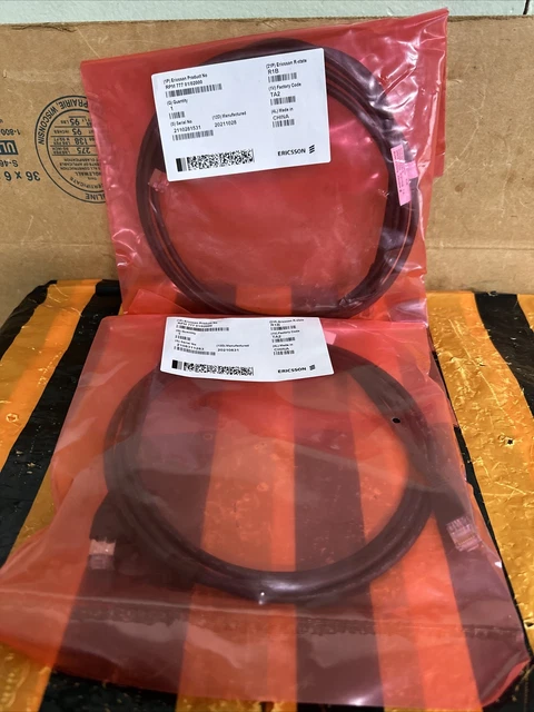lot of 2 new Ericsson OEM SIGNAL CABLE - Part # RPM 777 01 02000