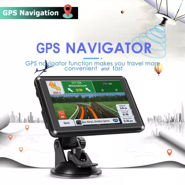 5 Zoll GPS Navi Navigation für Auto LKW PKW Navigationsgerät 8G EU Karten