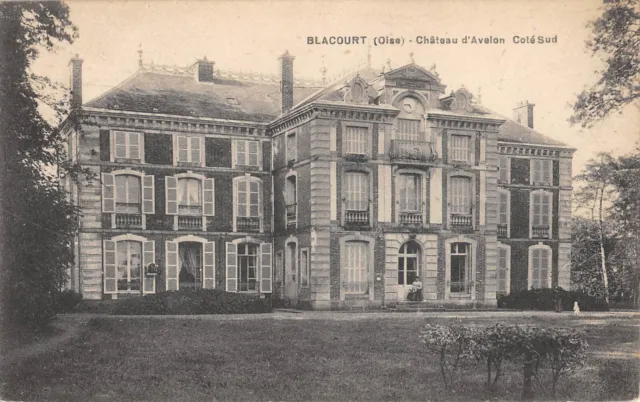 Cpa 60 Blacourt / Chateau D'avelon / Cote Sud
