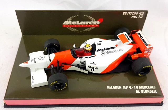 Miniature Minichamps 1/18 - McLaren Mercedes MP4/10 #7 Blundell 1995 - F1
