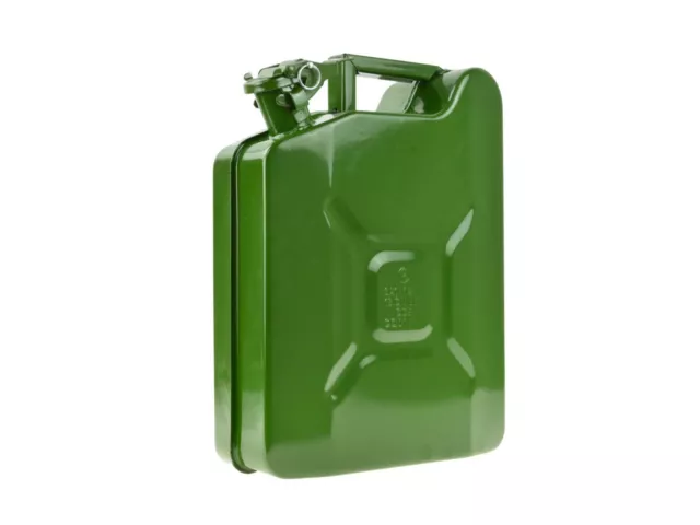 Bidon de Combustible Tôle Acier Essence Bidon 10L Métal Jerrycan GK231