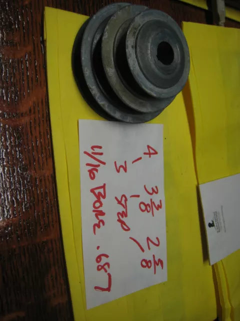 Bandsaw Others Machine Pulley 3  Step F Or 1/2" Belts You Bore To 3/4"