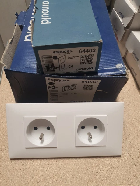 Prise Téléphonique PTT MAGNESIUM ARNOULD Espace Evolution - Ancien Stock Neuf - Pour Installation électrique