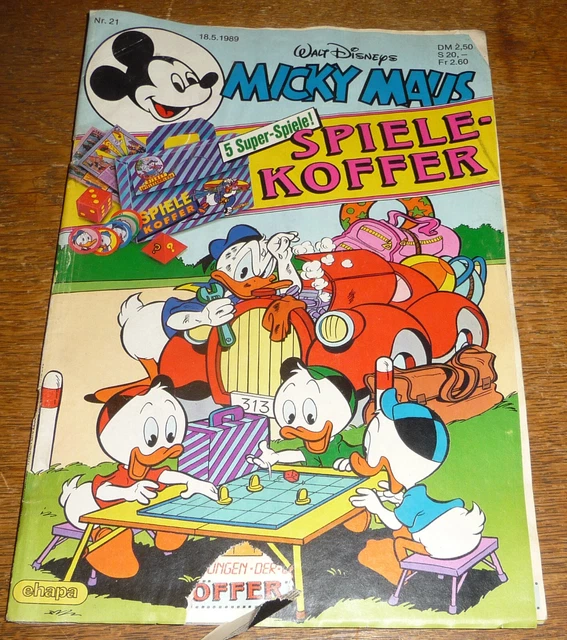 Walt Disneys Micky Maus Heft Nr. 21, 18. 05. 1989, Mit Beilage