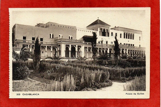 cpa Maroc CASABLANCA - Palais du Sultan