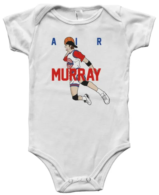 Bill Murray Space Jam Tune Squad Dunk Michael Jordan "Air Murray" T-Shirt 3