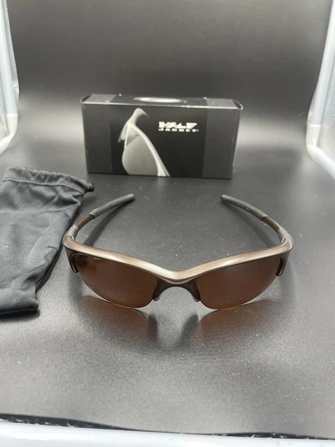Oakley Half Jacket 1.0 Bronze w/ VR28 Black Iridium Lenses new