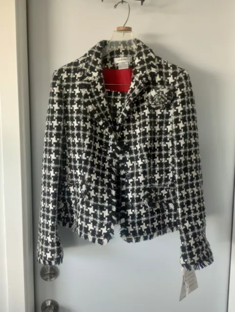 NINE WEST Woman's Jacket Suite Separates, Black/ Vanilla NWT, R-10