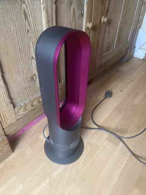 Dyson Hot + Cool AM05 Fan Grey Purple good condition With Remote