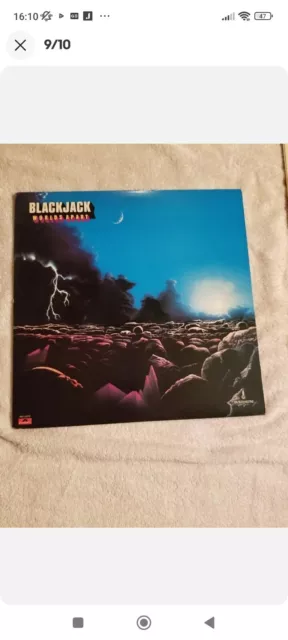 BLACKJACK Worlds Apart  LP 1ère presse Bruce Kulick KISS Michael Bolt