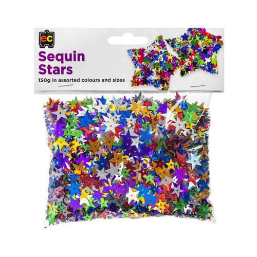 STARS COLORS EC Lentejuelas 150 g Surtido TOTALMENTE NUEVO