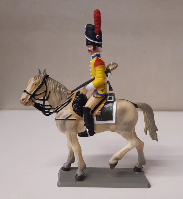 Cavalier Empire Napoléon trompette 21° régiment dragons plastique