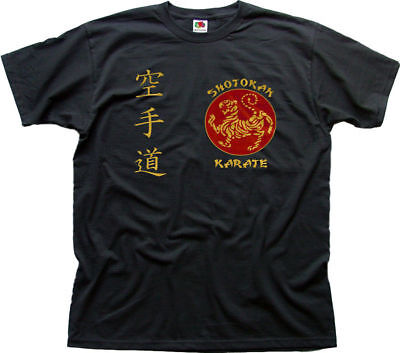 SHOTOKAN KARATE Martial Arts MMA UFC black t-shirt OZ01460