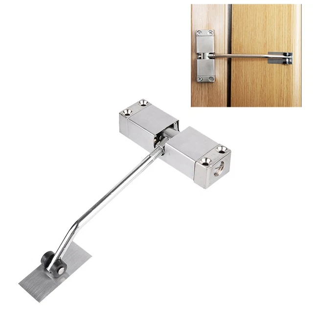NEW AUTOMATIC SURFACE Mounted Door Closer Spring Loaded Auto Adjustable ...
