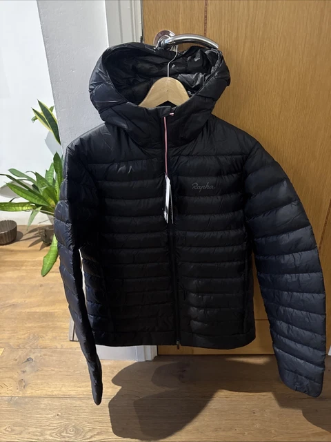 RAPHA EXPLORE DOWN Jacket Charcoal Black, Size M BNWT £208.69
