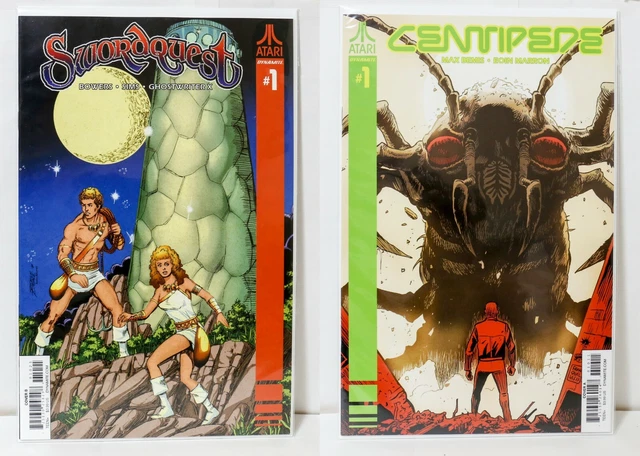 Dynamite Atari Comic Lot (2) - Sword Quest 1 + Centipede 1 NM 2017 1st Print