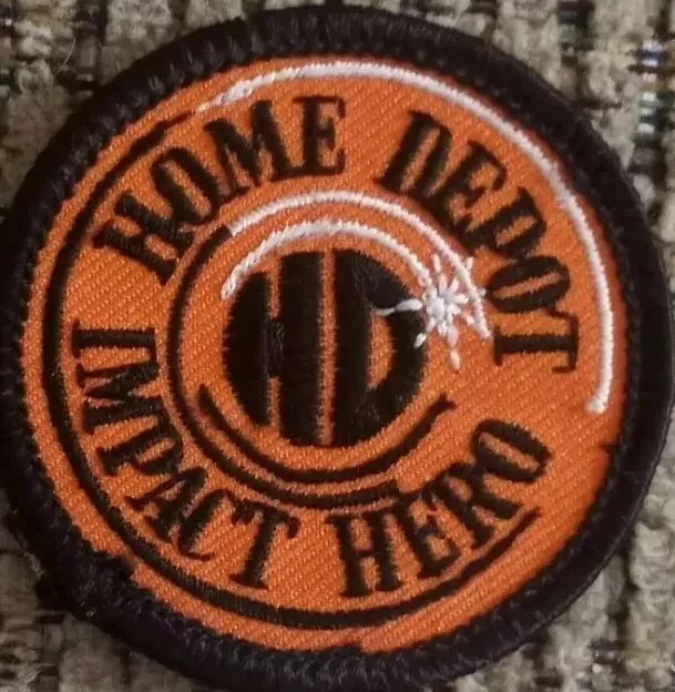 Home Depot Impact Hero embroidered Iron on patch