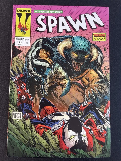 Spawn #222 Homage Cover Todd Mcfarlane Image 1st Print Low Print Run Comic VF/NM