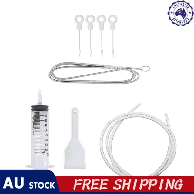 8Pcs Refrigerator Cleaning Device Stainless Steel Hose for Household Cleaning