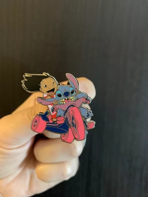 stitch on tricycle
