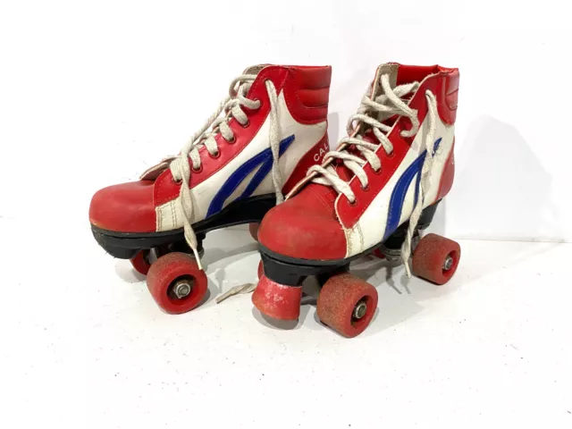 Anciens patins à roulettes pour enfants, Vintage - Label Emmaüs