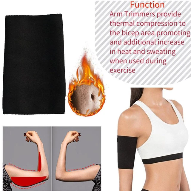 ARM TRIMMERS PAIR Weight Loss Slimmer Wraps - Men & S-2XL Size Women