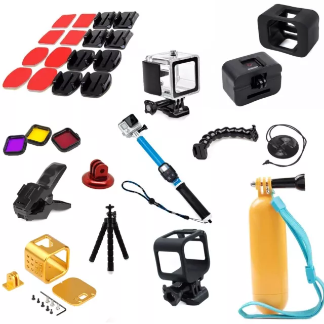 Kit Accessori Gopro Hero 4/5 Session,Bundle Accessori Action Cam,Hero Session