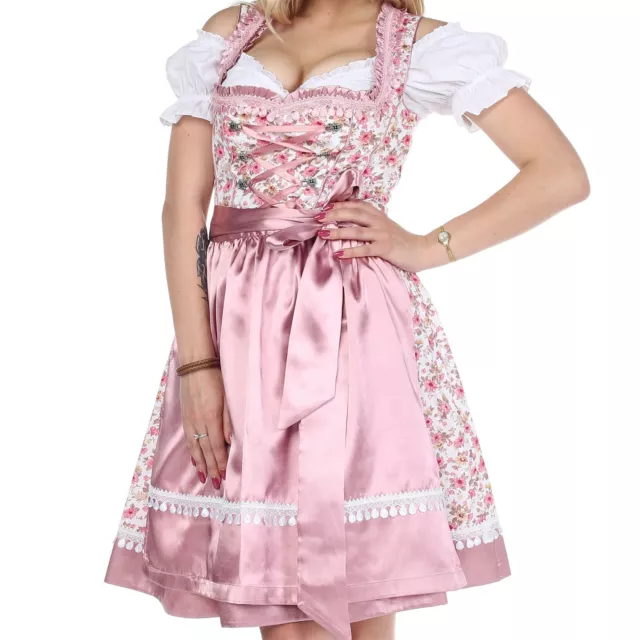 0400.. Dirndl Trachtenkleid 3Tlg. Oktoberfest Gr.34 bis 46 !!ORIGINAL LIFOS!!