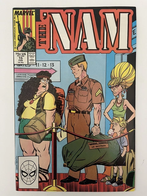 The Nam #15 Marvel Comics Doug Murray Vietnam War Comic 1987