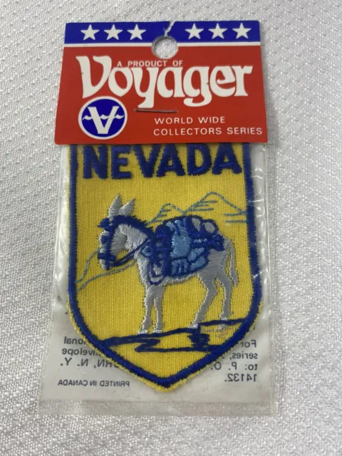 Paquete de Colección Voyager Original NEVADA Estado Parche MULA BURRO Burro Viaje Recuerdo