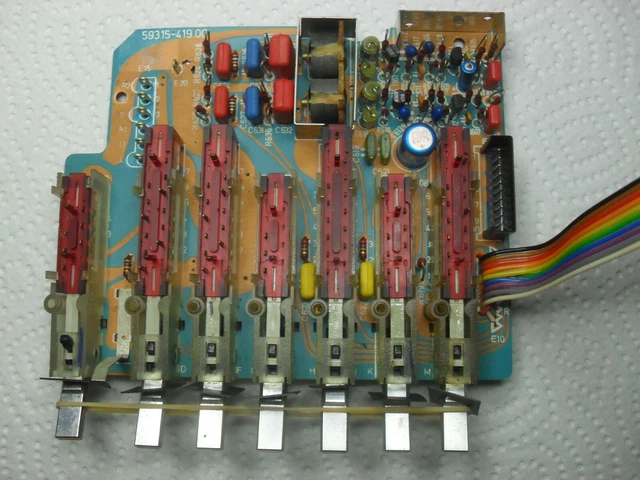 Grundig R35 GRUNDIG R35 RICEVITORE HiFi piastra modulo interruttore. funzionante ...