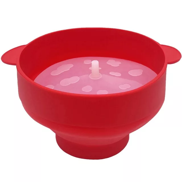 1 Piece Popcorn Popper Silicone Popcorn Maker with Lids B6N95606