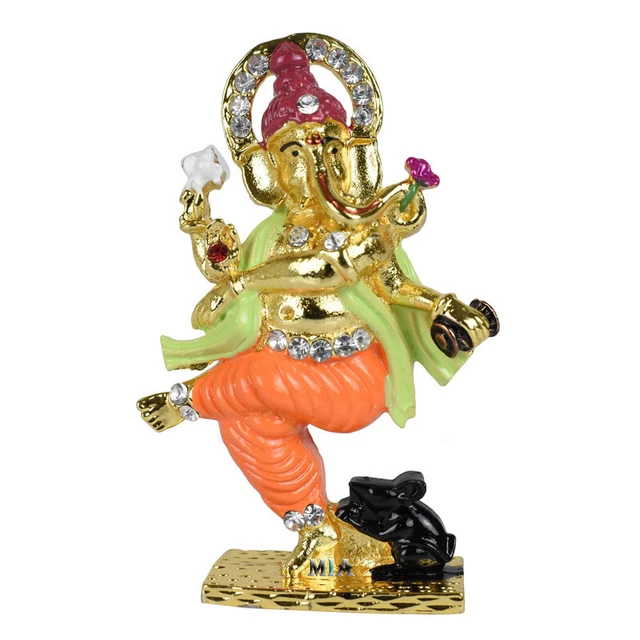 GANESH IDOL MURTI Statue Car Dashboard Ganpati Idols Figurine Showpiece