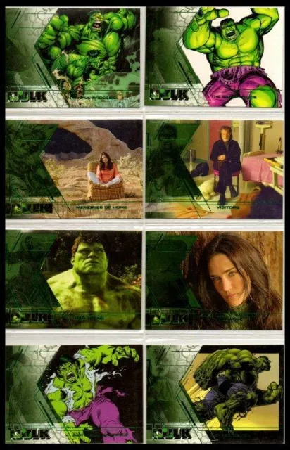 2003 HULK MOVIE and COMIC CARDS TRADING CARD SET