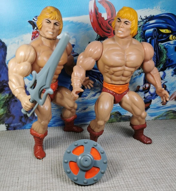 Masters of the Universe HE-MAN TAIWAN 1982 1981 + SCHWERT + SCHILD MOTU VINTAGE