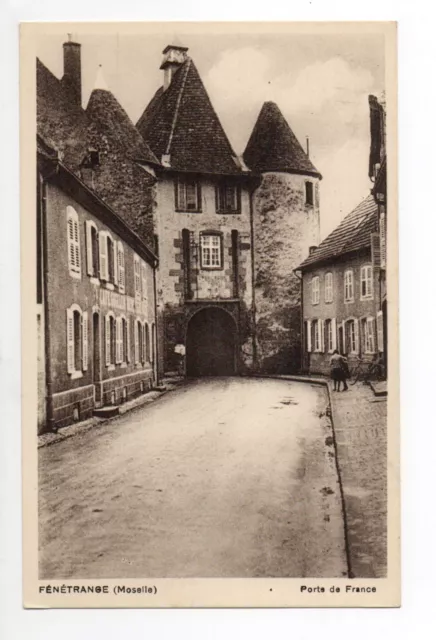 FENETRANGE finstingen Moselle CPA 57 la porte de france