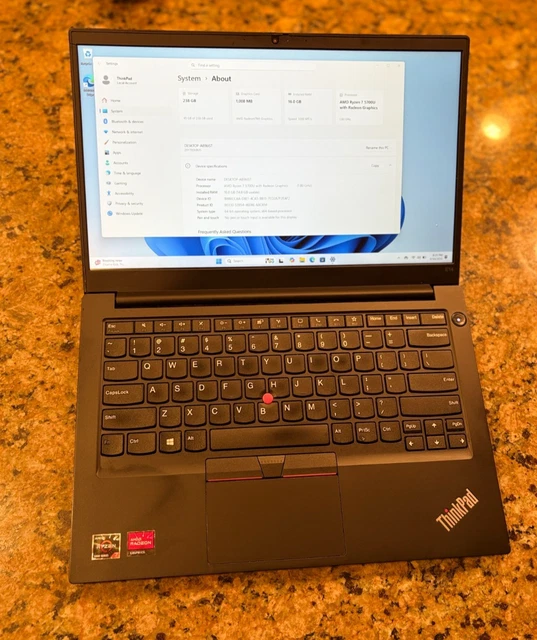 Thinkpad E14 Ryzen R5 4600u LENOVO THINKPAD E14 Gen AMD Ryzen