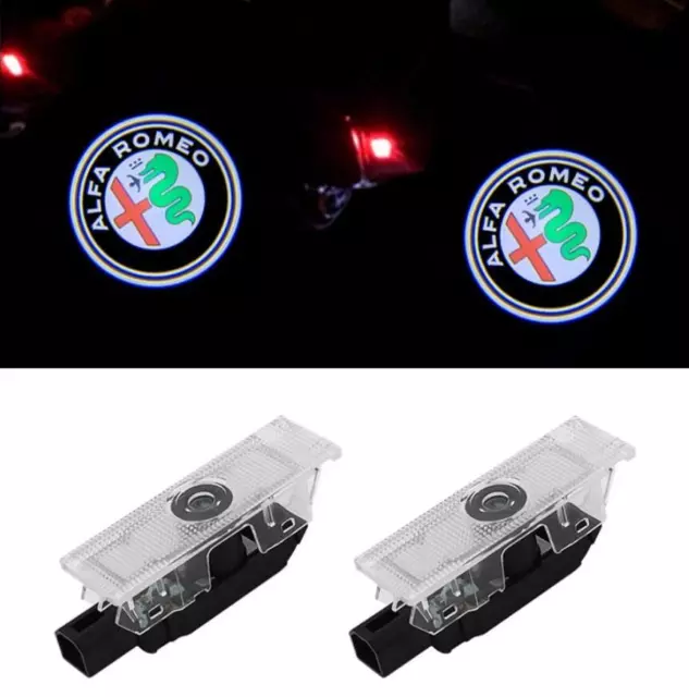2X LED PROJEKTOR Einstiegsbeleuchtung Laser 3D Türlicht für Alfa