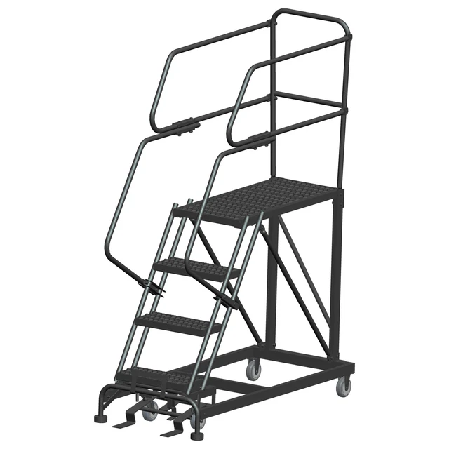 Ballymore Rolling Work Platform Overall Height 76 in Steps 4 Cap 800 lb