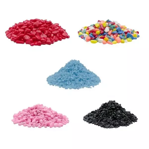 Marina Aquarium Gravel Dust Free Epoxy Coated Gravel for Fish Tanks Substrate