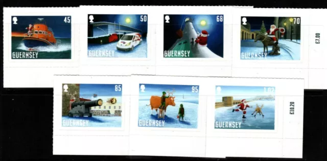 Guernsey Sg1862/8 2020 Santas Visit Mnh