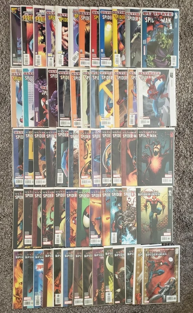 Ultimate Spiderman (2000) 63 Issue Lot/Nice Copies/Complete Your Run!