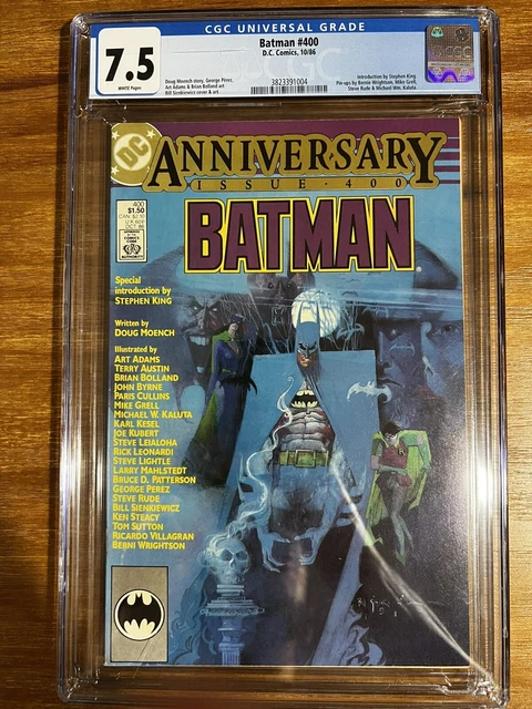 Batman #400 CGC 7.5 Graded 1986 Anniversary Special Bill Sienkiewicz Art
