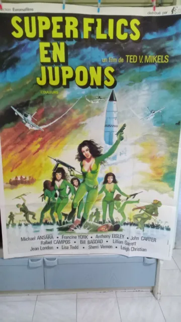 SUPER FLICS EN JUPONS  affiche cinema  originale 120X160 cm