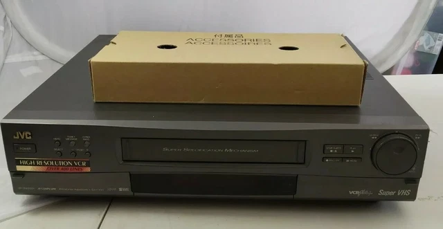 JVC HR-S3500U SUPER VHS ET Cassette Player Powers On Defective AS-IS