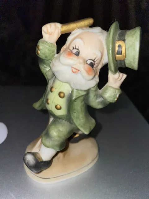 Vintage Lefton Leprechaun Figurine 6203 St. Patricks Irish Sheleighly