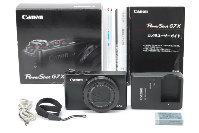 [TOP MINT W/BOX]Canon PowerShot G7 X 20.2MP Compact Digital Camera w/Strap JAPAN