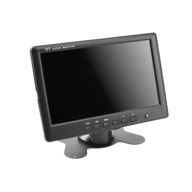 7" Zoll Monitor LCD TFT MONITOR 800x480 Display für Rückfahrkamera DVD Video